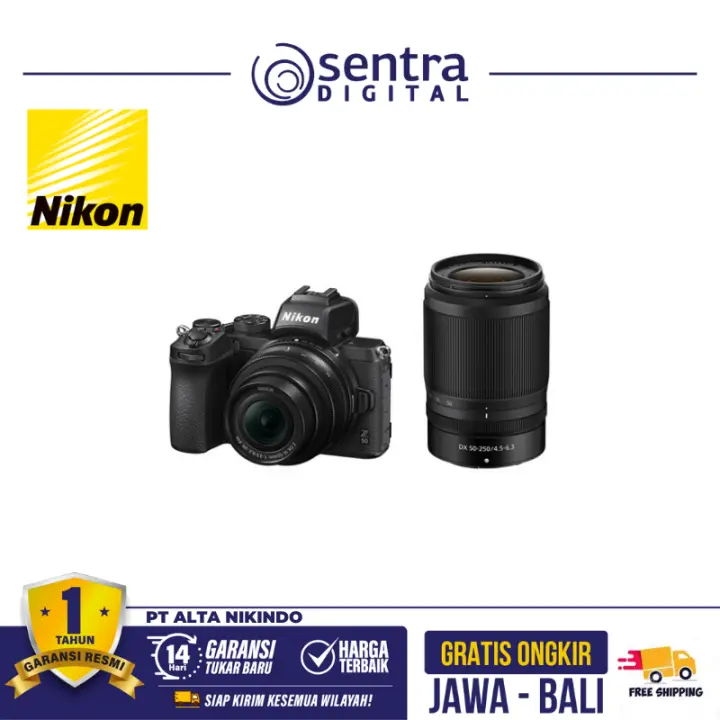 Nikon Z50 Kit Nikkor Z DX 16-50mm f/3.5-6.3 VR Z DX 50-250mm f/4.5-6.3 VR