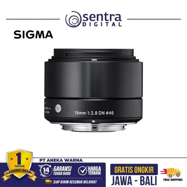 Sigma 19mm F/2.8 DN AF for Sony E Black