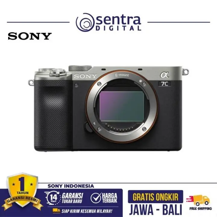 Sony A7C Body Only Silver Alpha Camera