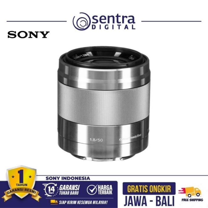 Sony 50mm F/1.8 E-Mount OSS Lens Silver