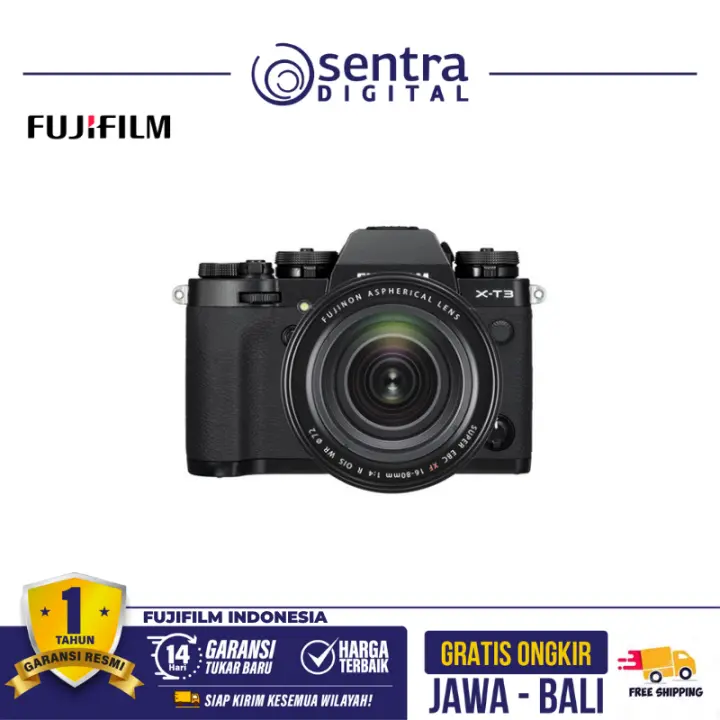 Fujifilm X-T3 Body Only Black + XF 16-80mm F/4R OIS WR