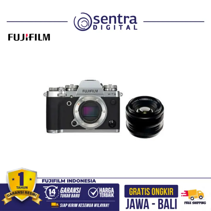 Fujifilm X-T3 Body Only Silver + XF 35mm F/1.4 R