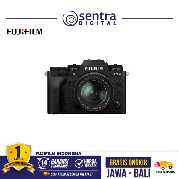 Fujifilm X-T4 Black Kit XF 18-55mm f/2.8-4 R LM OIS Lens