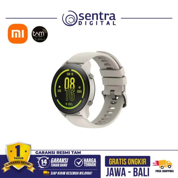 Xiaomi Mi Watch Beige Smart Watch Fitness Smartwatch Garansi Resmi