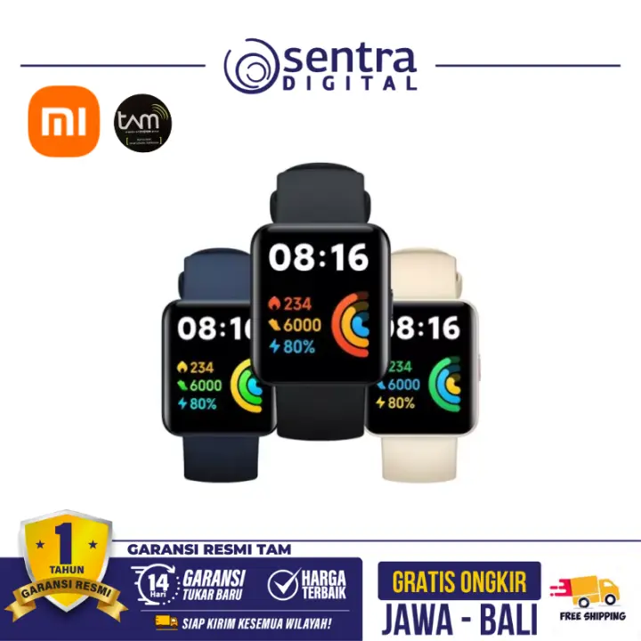 Redmi Watch 2 Lite SPO2 Oxygen Blood GPS Smartwatch Garansi Resmi