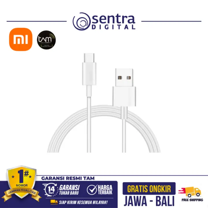 Xiaomi Mi USB to Type C  - USB-C Kabel Data 100cm Garansi Resmi