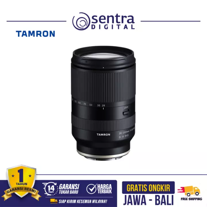 Tamron 28-200mm F/2.8-5.6 DI III RXD for Sony E-Mount