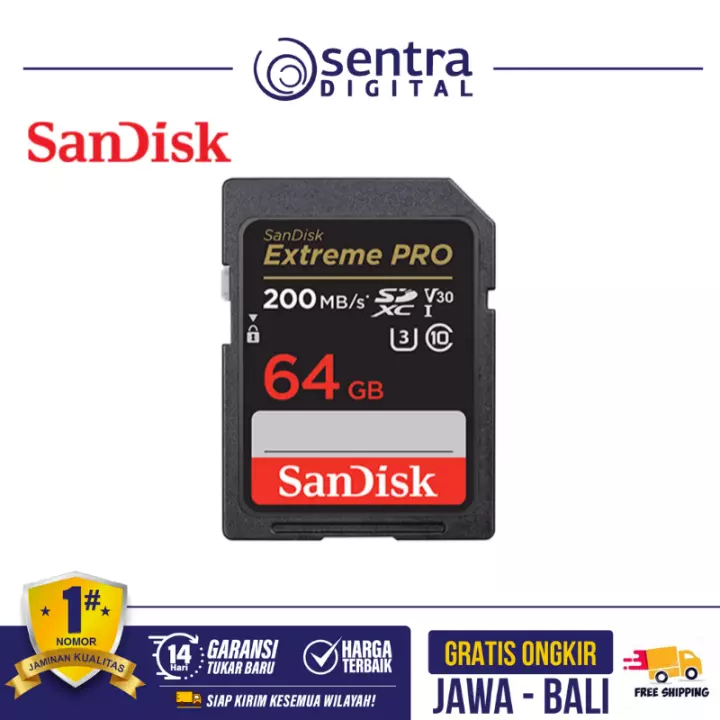 Sandisk Extreme Pro SDXC UHS-I 64GB 200MB/s