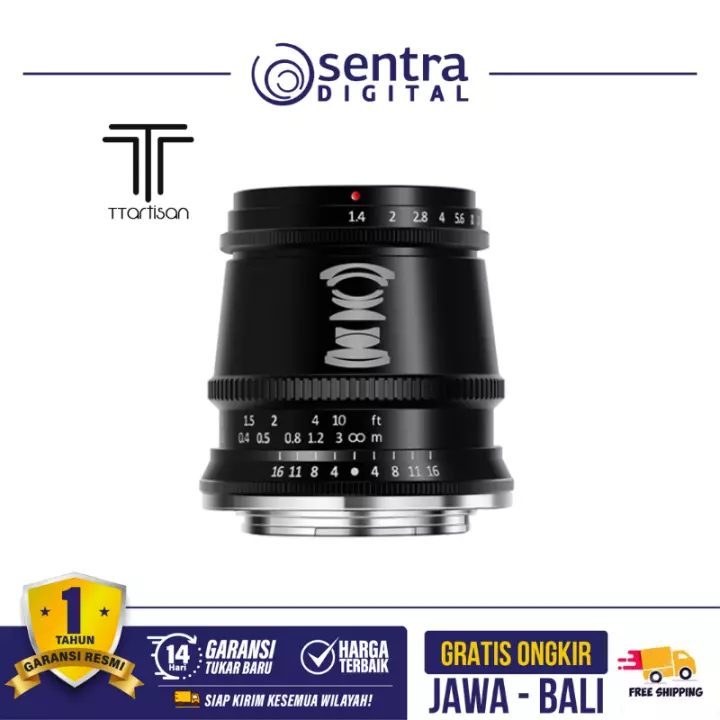 TTArtisan 17mm F/1.4 for Fujifilm FX-Mount Black