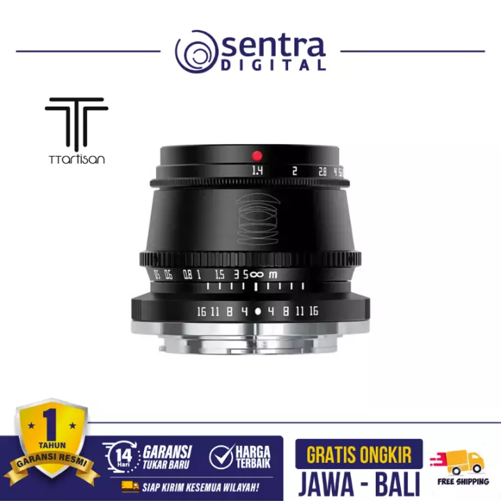 TTArtisan 35mm F/1.4 for Fujifilm FX-Mount Black