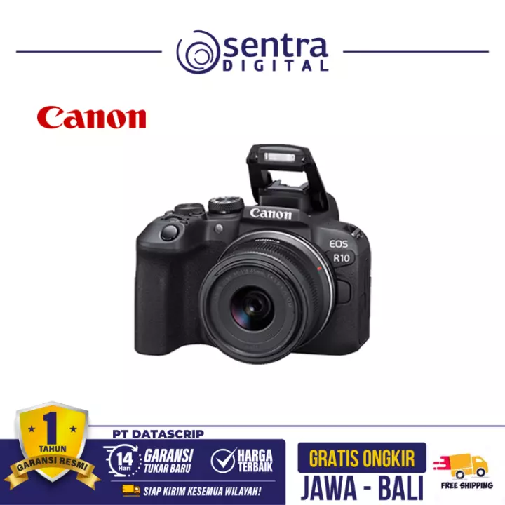 Canon R10 EOS with Lens RF-S 18-45mm STM KIT