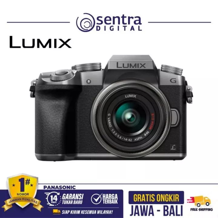 Panasonic Lumix G DMC-G7K with G Vario 14-42mm F/3.5-5.6 II ASPH Silver