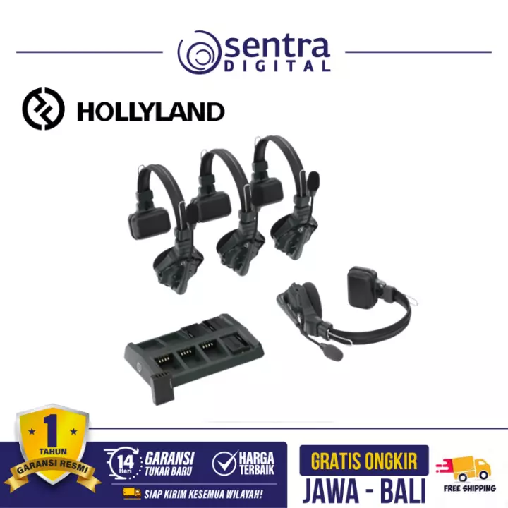 Hollyland Solidcom C1 4S Wireless Intercom System (Four Headsets)