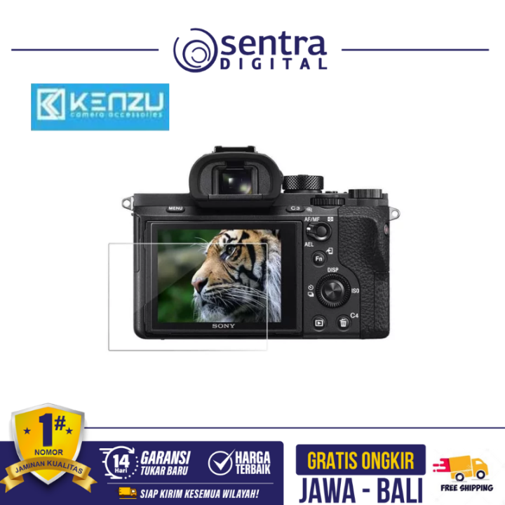 Kenzu Premium Tempered Glass for Sony A7II/A7III/RX100 (70X50)