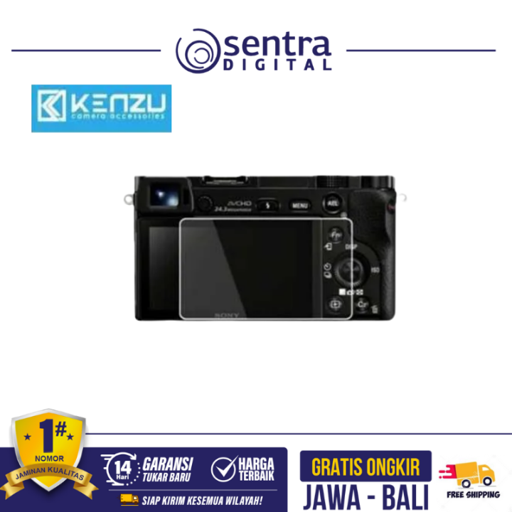 Kenzu Premium Tempered Glass for Sony A6400/A6600 (77X45)