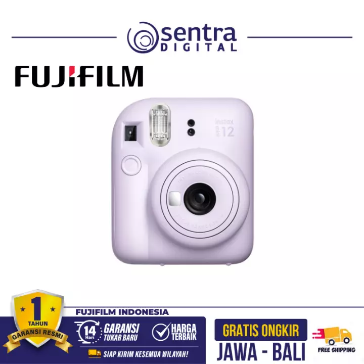 Fujifilm Instax Mini 12 Instan Film Camera Lilac Purple
