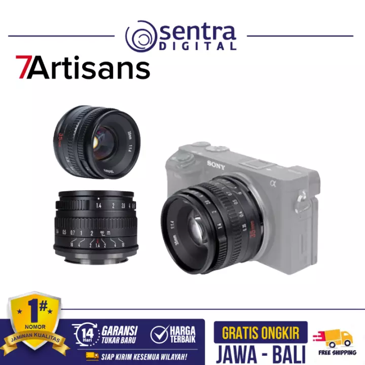 7 Artisans 35mm F/1.4 APS-C for Sony E-Mount Black