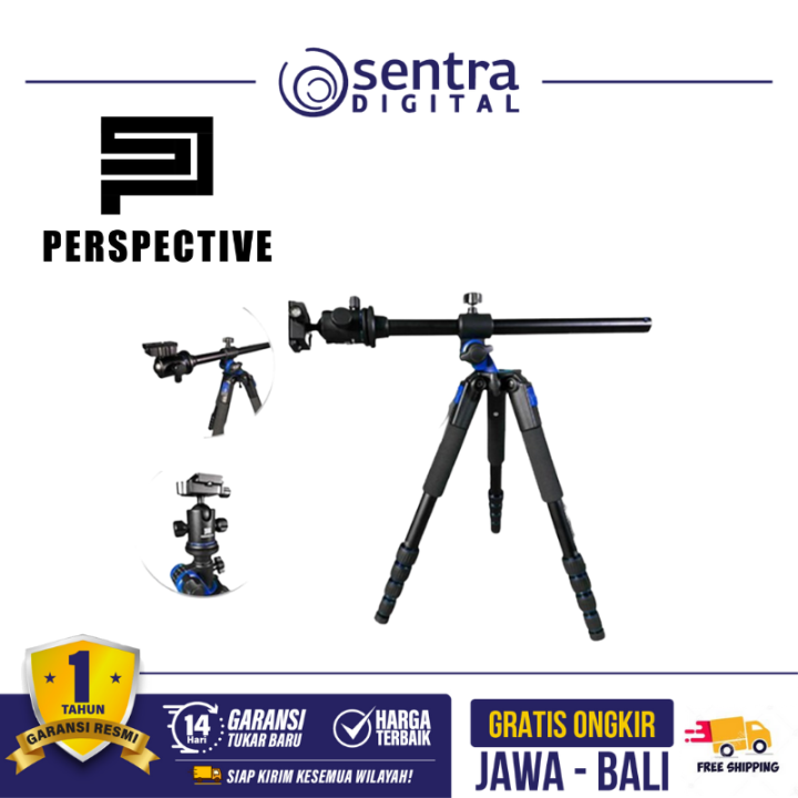 Perspective Aluminium Multifunction Tripod MPT-255 + KB-0 Blue