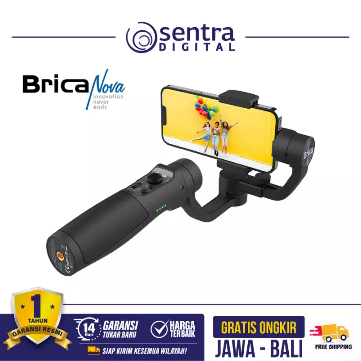Brica B-Steady Pro (BSP 2023 version) Gimbal 3-Axis Stabilizer for Smartphone