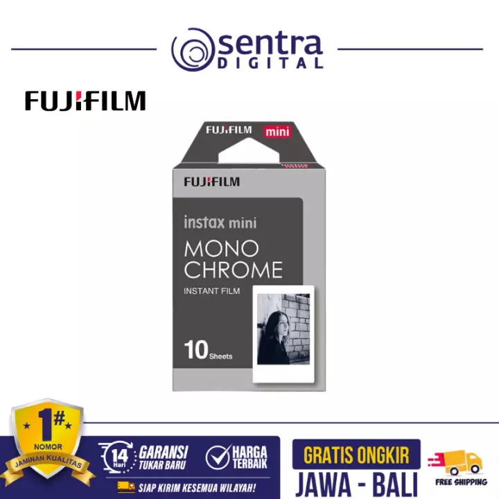Fujifilm Instax Mini Film Refill Single Monocrome