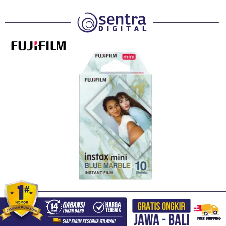 Fujifilm Instax Mini Film Refill Single Blue Marble