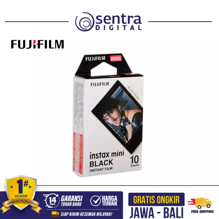 Fujifilm Instax Mini Film Refill Single Black Frame