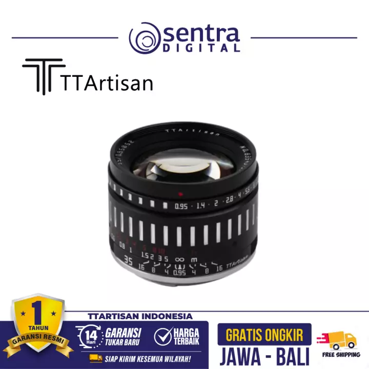TTArtisan 35mm F/0.95 for Fujifilm FX-Mount Black