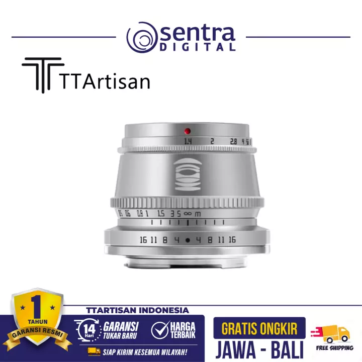 TTArtisan 35mm F/1.4 for Fujifilm FX Silver