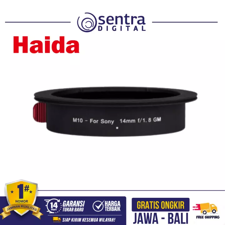 Haida M10 Adapter Ring for Sony 14mm F/1.8 GM Lens (with Special Light Barrier) - HD4761