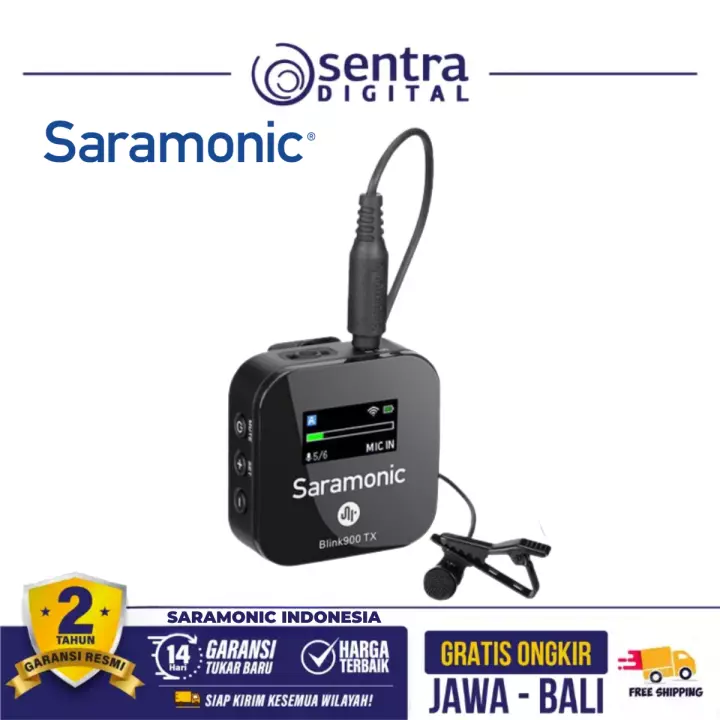 Saramonic Dual-Channel Wireless Microphone System Blink 900 B2 (TX TX RX)