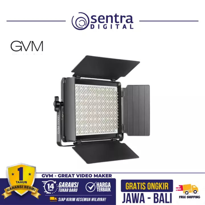 GVM RGB LED Bi-Color Video Light 1000D