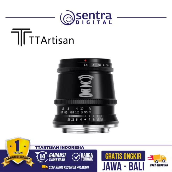 TTArtisan 17mm F/1.4 for Canon M-Mount Black
