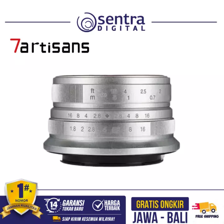 7 Artisans 25mm F/1.8 for Fuji-X Silver