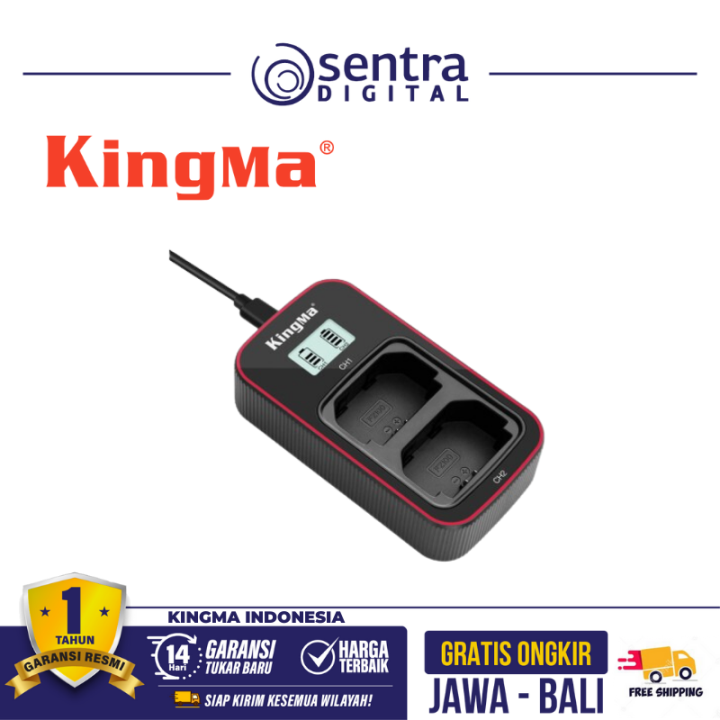 Kingma BM058-FZ100 LCD Dual Charger for Sony NP-FZ100 Battery