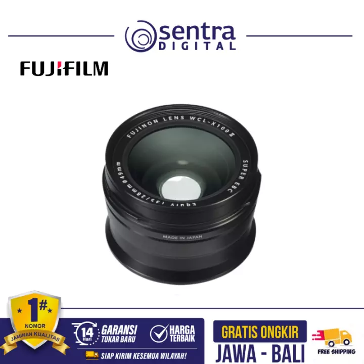 Fujifilm Wide Conversion Lens WCL-X100 II For X100, X100S, X100T, X100V Black