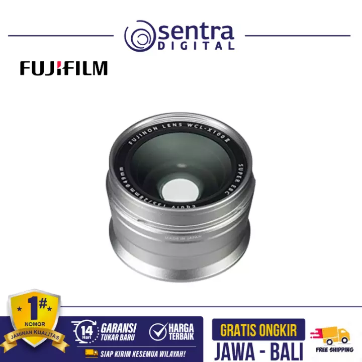 Fujifilm Wide Conversion Lens WCL-X100 II For X100, X100S, X100T, X100V Silver