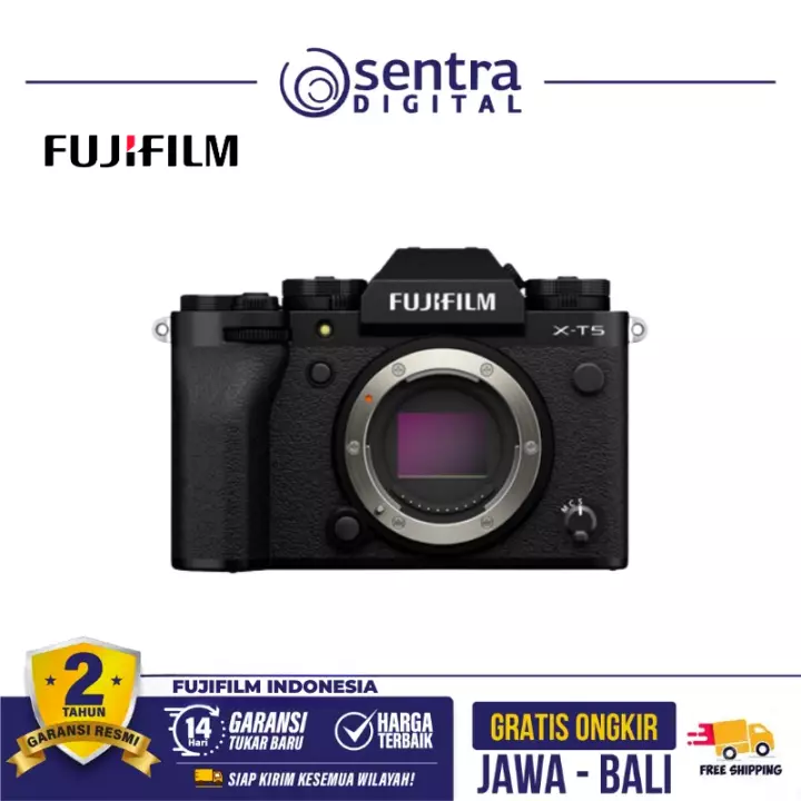 Fujifilm X-T5 Body Only Black with EF-X500 Flash Speedlite