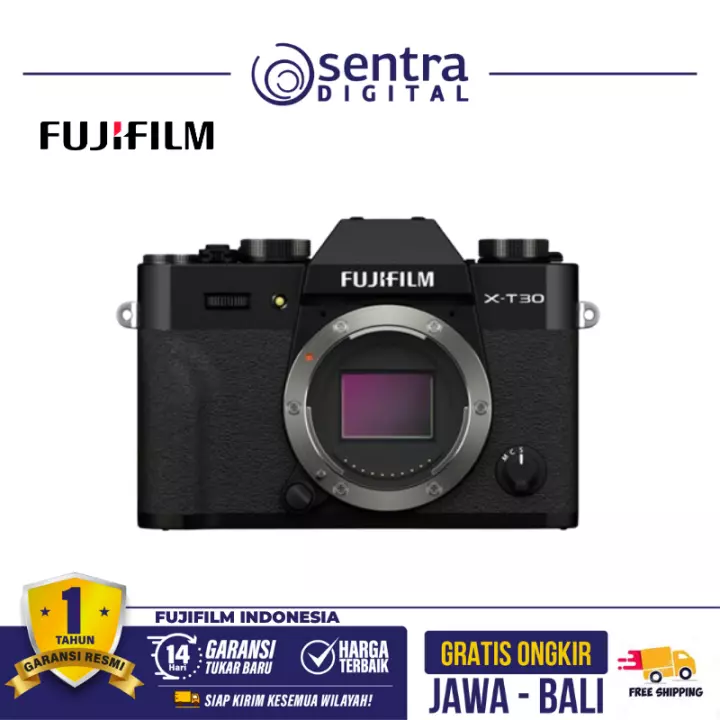 Fujifilm X-T30 II Body Only Black with MIC-ST1 Microphone Shotgun