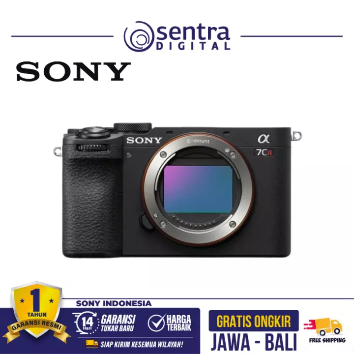 Sony Alpha A7C R Body Only Mirrorless Camera - A7CR Black