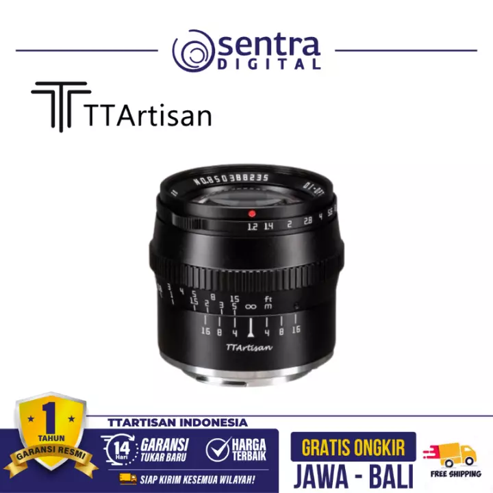 TTArtisan 50mm F/1.2 for Canon M-Mount Black