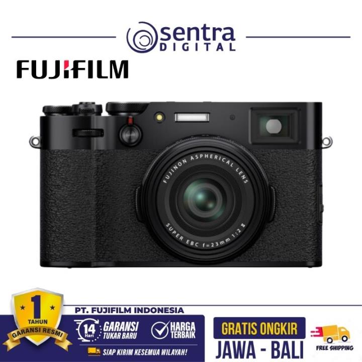 Fujifilm X100V Digital Camera Package ( Battery & Lens Hood ) Black