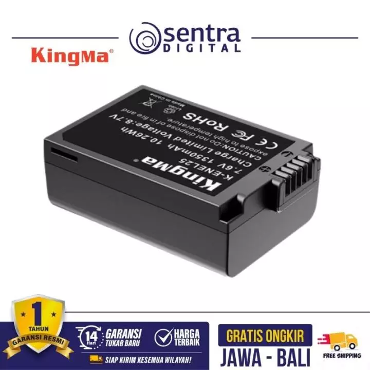 Kingma EN-EL25 / ENEL25 Battery for Nikon Z fc, Z30, Z50 Camera
