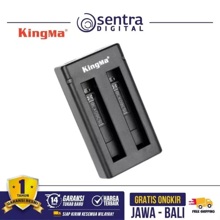 Kingma BM062 Dual Charger with USB for Insta360 One X3 Battery