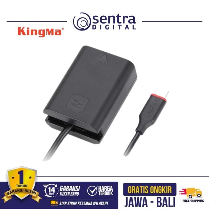 Kingma TC-FW50 Dummy Battery USB-C for Sony ZV-E10 A6000 A6400