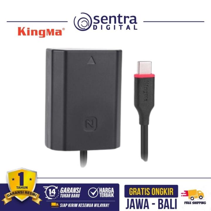 Kingma TC-FZ100 Dummy Battery USB-C for Sony A6600 A7III A7IV fX3 FX30 FX6