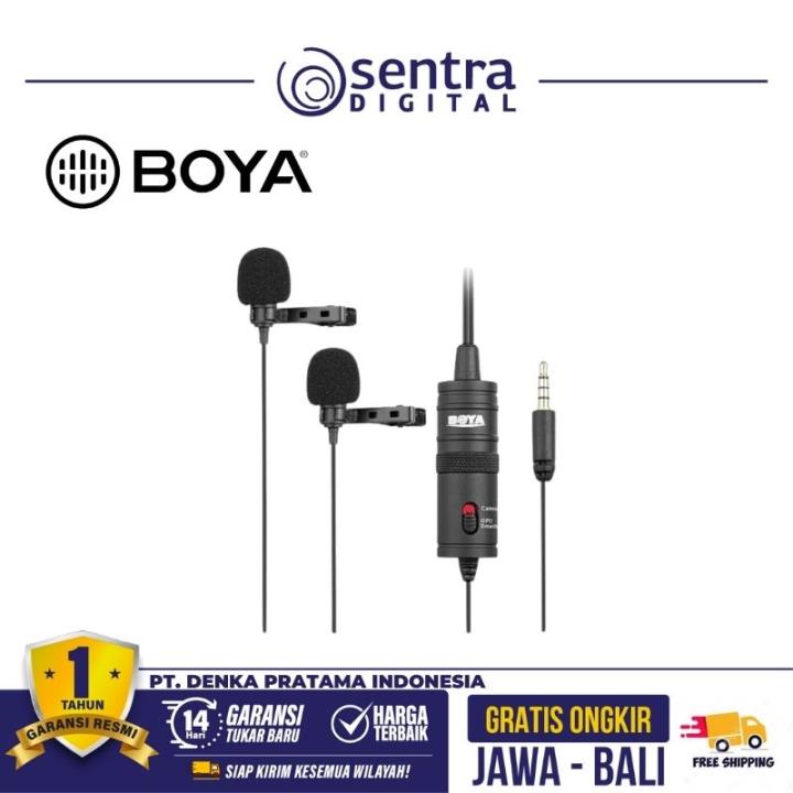 Boya Dual Omni-Directional Lavalier Microphone BY-M1DM