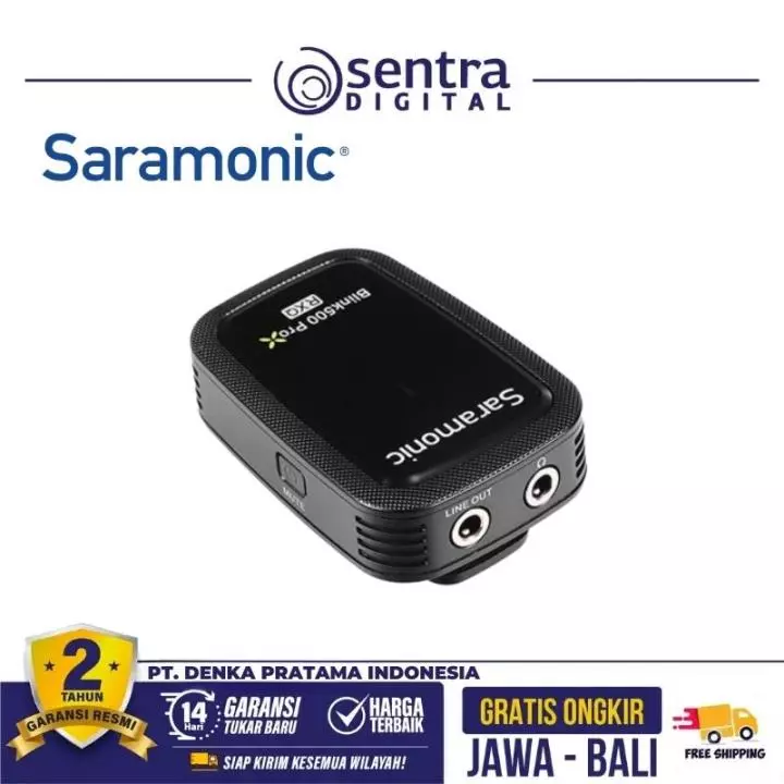 Saramonic Dual-Channel Wireless Microphone System Blink 500 PRO X Q20 (TXQ TXQ RXQ) Black