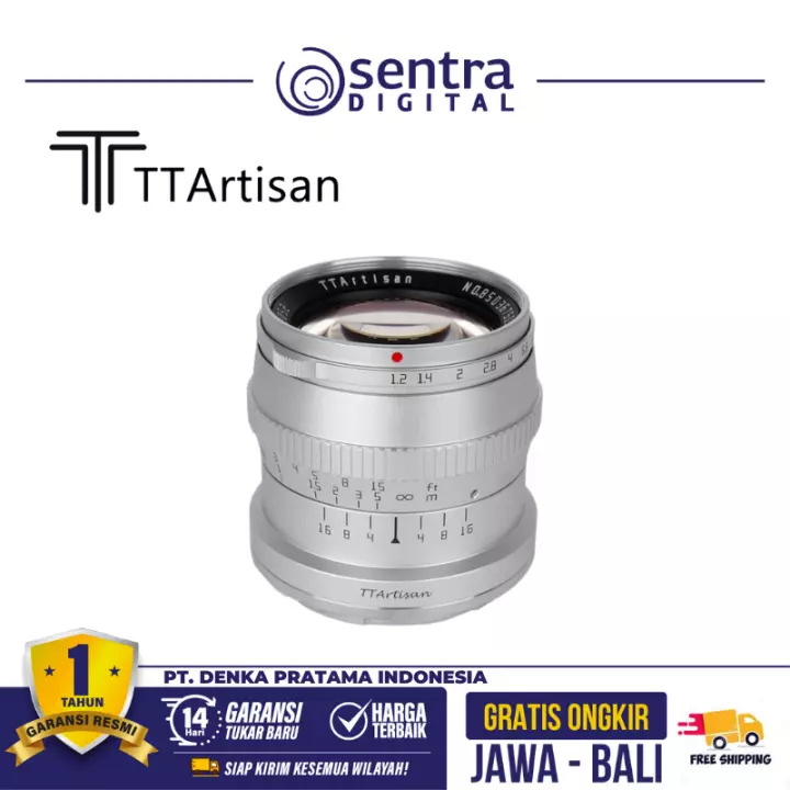 TTArtisan 50mm F/1.2 for Nikon Z-Mount Silver