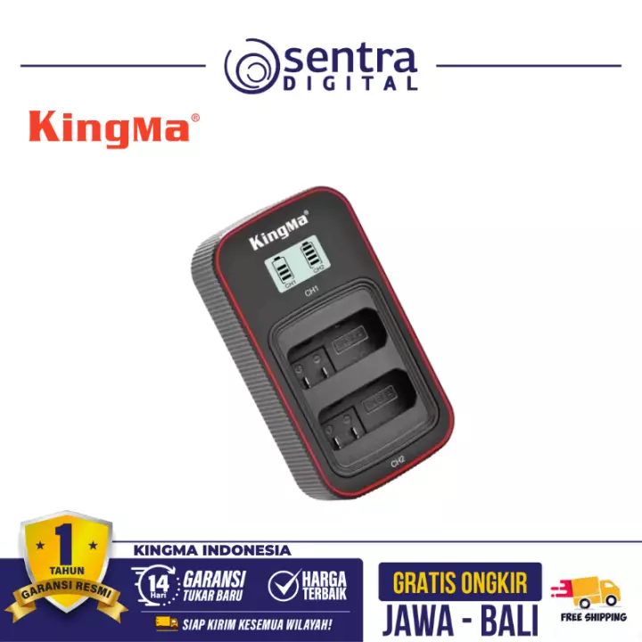 Kingma LCD Dual Charger for Nikon EN-EL14 (BM058-ENEL14)