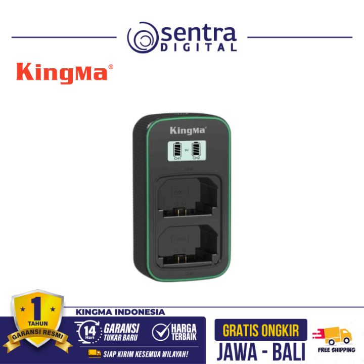 Kingma PD3.0 9V/2A Dual LCD Battery Charger for Sony NP-FZ100 (BM058Q-FZ100)